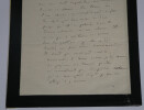 Alfred MEZIERES, Ecrivain - LETTRE AUTOGRAPHE SIGN&Eacute;E de deuil, Paris, 2 pages. Alfred M&eacute;zi&egrave;res