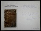 MASSIE Georges - AQUARELLE ORIGINALE D&Eacute;DICAC&Eacute;E &Agrave; MARCELLE MAUGUIN, 1967. Georges Massi&eacute;