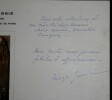 MASSIE Georges - AQUARELLE ORIGINALE D&Eacute;DICAC&Eacute;E &Agrave; MARCELLE MAUGUIN, 1967. Georges Massi&eacute;
