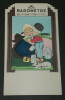 Barom&egrave;tre sur carton - Couple d'enfants - Objet publicitaire 1935 21 x 35 cm. 