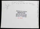 Photographie originale de la pi&egrave;ce Fanny de Marcel PAGNOL, mise en sc&egrave;ne de Henri VILBERT, Th&eacute;&acirc;tre de la porte Saint Martin. 1969. 23,5x17,9 cm.. ...