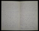 FEUILLET Octave - LETTRE AUTOGRAPHE SIGN&Eacute;E, PARIS 1880. Octave Feuillet