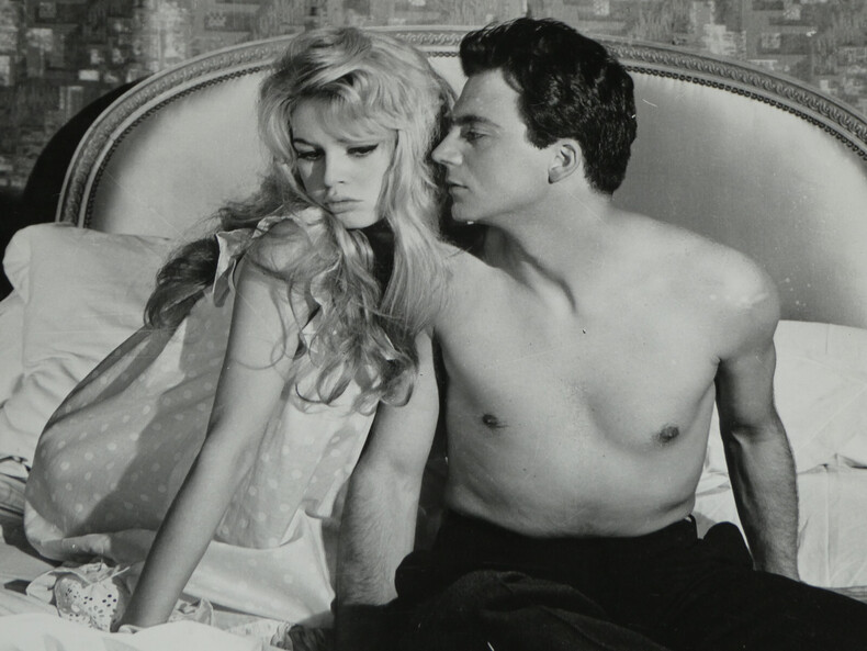 Brigitte BARDOT, Franco INTERLENGHI - Photo originale, "En cas de malheur", 1958. Brigitte BARDOT, Franco INTERLENGHI