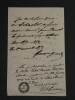 PATIN, G&Eacute;RUZEZ, DAMIRON et GIRARDIN - CERTIFICAT AUTOGRAPHE SIGN&Eacute; &Agrave; 4 MAINS 1852. Henri PATIN, Eug&egrave;ne G&Eacute;RUZEZ, Jean-Philibert DAMIRON, Saint-Marc ...