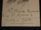 Dessin d'un homme r&eacute;alis&eacute; par Madame Marie Matassa. Marie Matassa