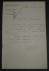 Georges GUEROULT, Journaliste - LETTRE AUTOGRAPHE SIGNEE, Paris, 1875. Georges GUEROULT