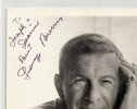 George Burns - Photographie d&eacute;dicac&eacute;e et sign&eacute;e 20,3 x 25,9 cm. George Burns