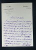 CLARETIE Jules - LETTRE AUTOGRAPHE SIGN&Eacute;E, COM&Eacute;DIE FRAN&Ccedil;AISE PARIS 1901. Jules Claretie