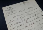 JOURDE Philippe - LETTRE AUTOGRAPHE SIGN&Eacute;E, JOURNAL LE SIECLE, PARIS 1872. Philippe Jourde