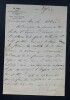 JOURDE Philippe - LETTRE AUTOGRAPHE SIGN&Eacute;E, JOURNAL LE SIECLE, PARIS 1872. Philippe Jourde
