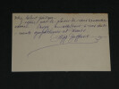 Hippolyte BUFFENOIR - Carte de visite autographe sign&eacute;e, 1900. Hippolyte BUFFENOIR