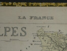 Lithographie couleur, Hautes Alpes, dress&eacute; Vuillemin, Graveur DYONNET, 1876. Vuillemin ; Dyonnet