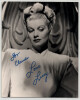 Lucille BALL - Photographie d&eacute;dicac&eacute;e, sign&eacute;e, autographe de sa main 1988 - 25x20 cm. Lucille BALL
