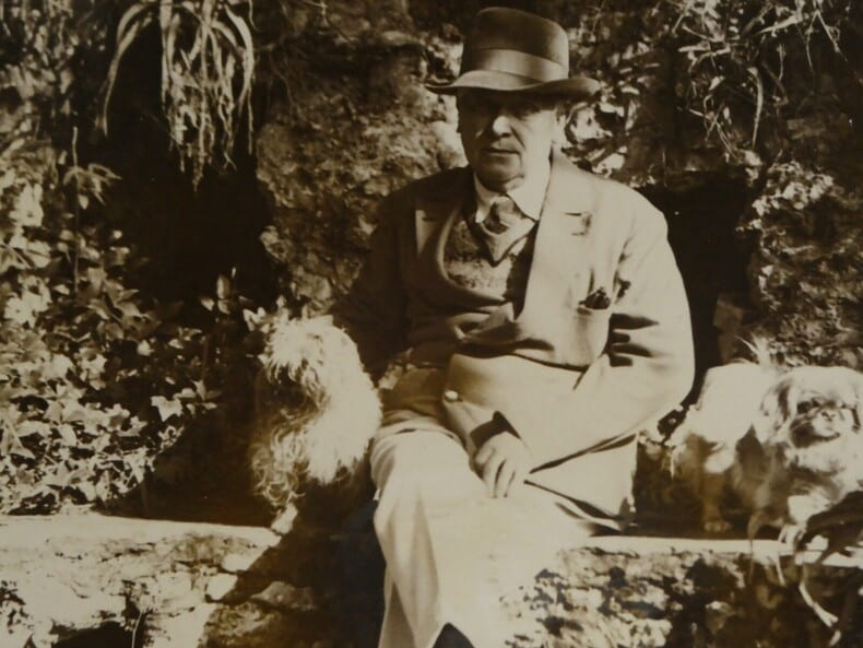 Maurice MAETERLINCK - Photographie 17.3 x 12.5 cm Par New-York Times &agrave; Paris. Maurice Maeterlinck