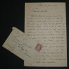 Eug&egrave;ne IMBERT - LETTRE AUTOGRAPHE SIGN&Eacute;E A GONZALLE PARIS 1874. Eug&egrave;ne IMBERT
