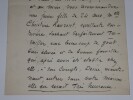 UZANNE Joseph- LETTRE AUTOGRAPHE SIGN&Eacute;E, FIGURES CONTEMPORAINES 1912. Joseph Uzanne