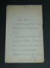 Auguste Gr&eacute;vy , Math&eacute;maticien - LETTRE AUTOGRAPHE SIGN&Eacute;E, 1901. Auguste GR&Eacute;VY