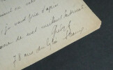 Auguste Gr&eacute;vy , Math&eacute;maticien - LETTRE AUTOGRAPHE SIGN&Eacute;E, 1901. Auguste GR&Eacute;VY