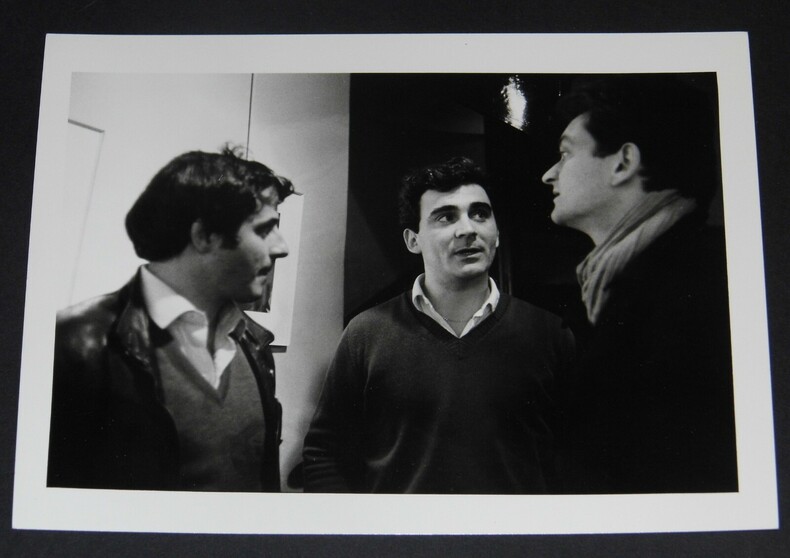 Yvette TROISPOUX - Photographie Portrait de 3 personnes non identifi&eacute;es - ann&eacute;es 1970. Yvette TROISPOUX