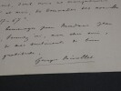 Georges RIVOLLET, Personnalit&eacute; politique - LETTRE AUTOGRAPHE SIGN&Eacute;E PARIS 1926. Georges RIVOLLET