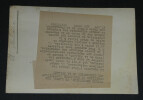 Andr&eacute; MALRAUX - Photographie AFP R&eacute;p&eacute;tition f&ecirc;te du 14 juillet 18 x 13 cm. Andr&eacute; MALRAUX