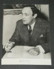 Jacques Isorni - Photographie 21,6 x 17,8 cm, par Ren&eacute; Vital. Jacques Isorni