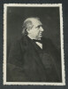 Ernest RENAN - Photographie d'&eacute;poque &agrave; bords dentel&eacute;s, 7,5 x 11,2 cm. Ernest Renan