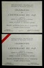 Ministre de l'&eacute;ducation Nationale - Invitation c&eacute;l&eacute;bration centenaire de 1848. Edouard Depreux