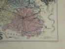 Lithographie couleur, Pas de Calais , dress&eacute; Vuillemin, Graveur ALES, 1876. Vuillemin ; ALES