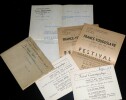 Carton d'invitation au festival cin&eacute;matographique, Association France-Yougoslavie, adress&eacute;e &agrave; Marko RISTIC. 17 mai 1948. Jean Coste