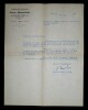 Carton d'invitation au festival cin&eacute;matographique, Association France-Yougoslavie, adress&eacute;e &agrave; Marko RISTIC. 17 mai 1948. Jean Coste