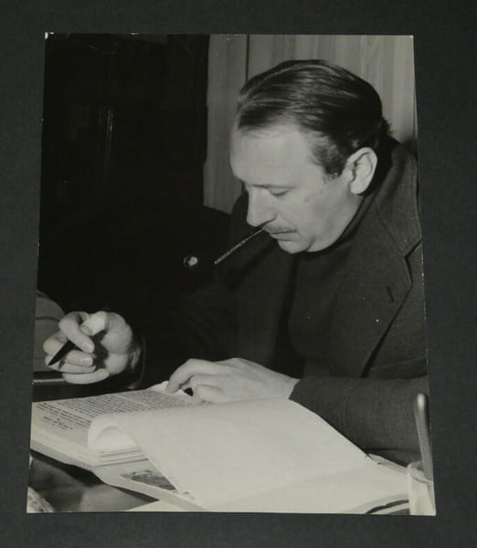 Jean Dutourd - Photographie 24 x 18 cm. Jean Dutourd