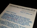 Auguste MARTIN - Lettre dactylographi&eacute;e et sign&eacute;e &agrave; Marko Ristic - Comm&eacute;moration Charles P&eacute;guy - Cahiers de la Quinzaine - 1950. Auguste Martin