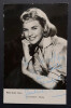 Genevi&egrave;ve CLUNY - CARTE POSTALE NOIR ET BLANC SIGN&Eacute;E ET D&Eacute;DICAC&Eacute;, 8,8X13,9CM. Genevi&egrave;ve CLUNY