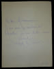LETTRE AUTOGRAPHE SIGNEE, PARIS, 1954. Suzy Prim