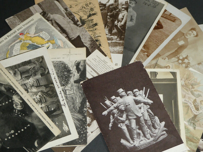 Lot de 17 cartes postales - GUERRE 14/18 - JOFFRE, CASTELNAU.... 
