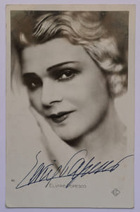 Elvire POPESCO - CARTE POSTALE AUTOGRAPHE SIGNÉE 9X14CM