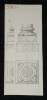 Dessin original sign&eacute; - Base orn&eacute;e de griffes. Louis Henri Laffill&eacute;e