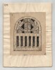 Dessin original - Claustra du pavillon de M&eacute;dinet-Abou - vers 1930. Louis Henri Laffill&eacute;e