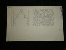 Le th&egrave;me de l'arcature trilob&eacute;e, variation — Dessin original sign&eacute;, r&eacute;alis&eacute; &agrave; l'encre vers 1930. Louis Henri Laffill&eacute;e