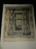 Fenetre de l'hotel Lasbordes &agrave; Toulouse - Dessin original sign&eacute;. Louis Henri Laffill&eacute;e