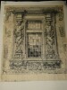 Fenetre de l'hotel Lasbordes &agrave; Toulouse - Dessin original sign&eacute;. Louis Henri Laffill&eacute;e
