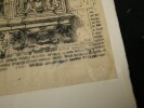 Fenetre de l'hotel Lasbordes &agrave; Toulouse - Dessin original sign&eacute;. Louis Henri Laffill&eacute;e