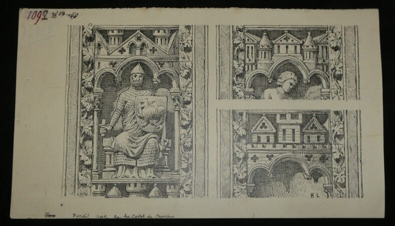 Dais byzantins &agrave; la cath&eacute;drale de Chartres. Louis Henri Laffill&eacute;e