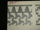 Mosa&iuml;que de l'Alhambra, &agrave; Grenoble — Dessin original sign&eacute;. Louis Henri Laffill&eacute;e