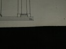 Trav&eacute;e d'une salle de Thermes - Dessin original sign&eacute;. Louis Henri Laffill&eacute;e