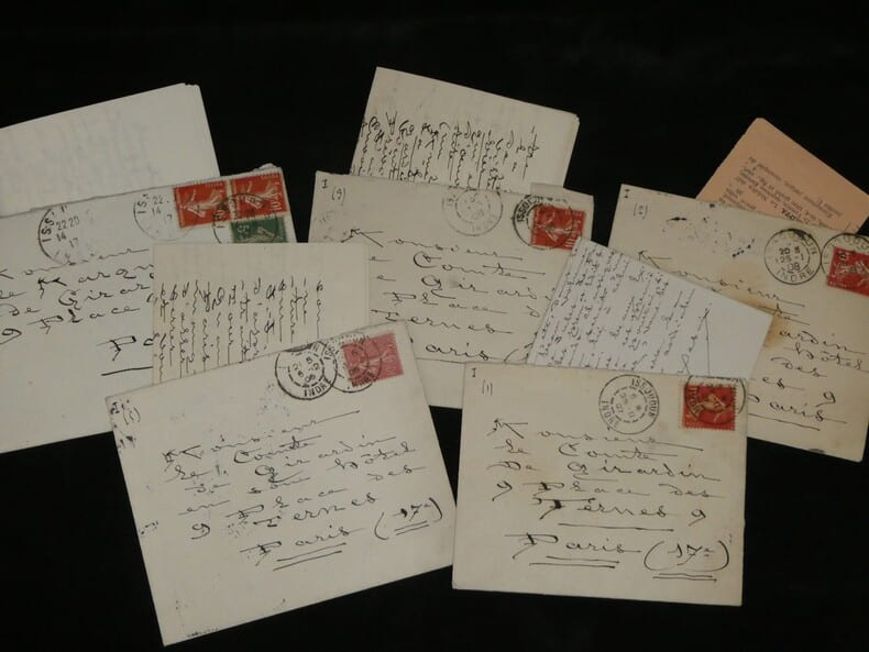 Ulrich Richard-Desaix - Ensemble de 5 lettres autographes sign&eacute;es. Ulrich Richard-Desaix