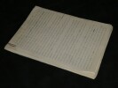Paul D&eacute;roul&egrave;de - Tapuscrit de 103 pages - Feuilles de route - Lyon 1886 - 1907. Paul D&eacute;roul&egrave;de