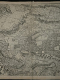 Rare Plan Original de Saint-Cloud - 1744 - Abbé DELAGRIVE - Carte Ancienne XVIIIe