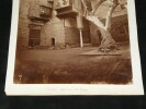 Photographie Ancienne XIXe - &Eacute;gypte Le Caire - Int&eacute;rieur de Cour. 